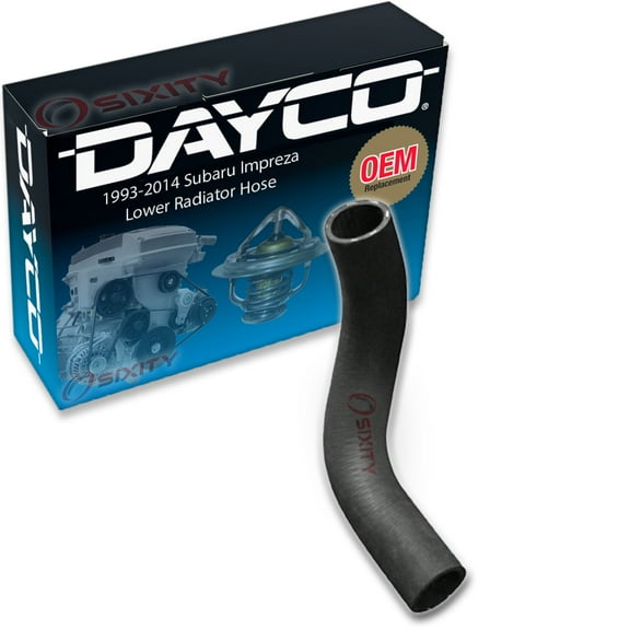 Dayco Lower Radiator Coolant Hose compatible with Subaru Impreza 1.8L 2.2L 2.5L H4 1993-2014
