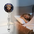 thumbnail image 4 of Personalized Wall Clock Non-Ticking Silent Clocks Battery Operated Round Clocks Decorative for Bathroom,Office-Beautiful African Woman Wearing Intricate Blue Headdress(10inch), 4 of 4