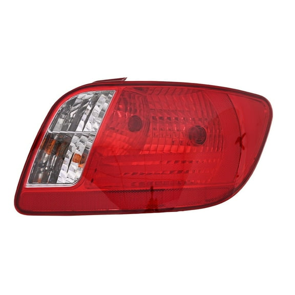 Right Tail Light Rear Brake Lamp with Bulb for Kia Rio 2006-2011 Passenger Side Tail Lamp Assembly