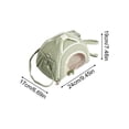 thumbnail image 2 of Outdoor Crossbody Visible Pet Carrier Backpack With Adjustable Straps For Small Pet, Breathable & Warm Portable Carrier With Loss Prevention Design For Pet Outings, Doctor Visits, 2 of 4