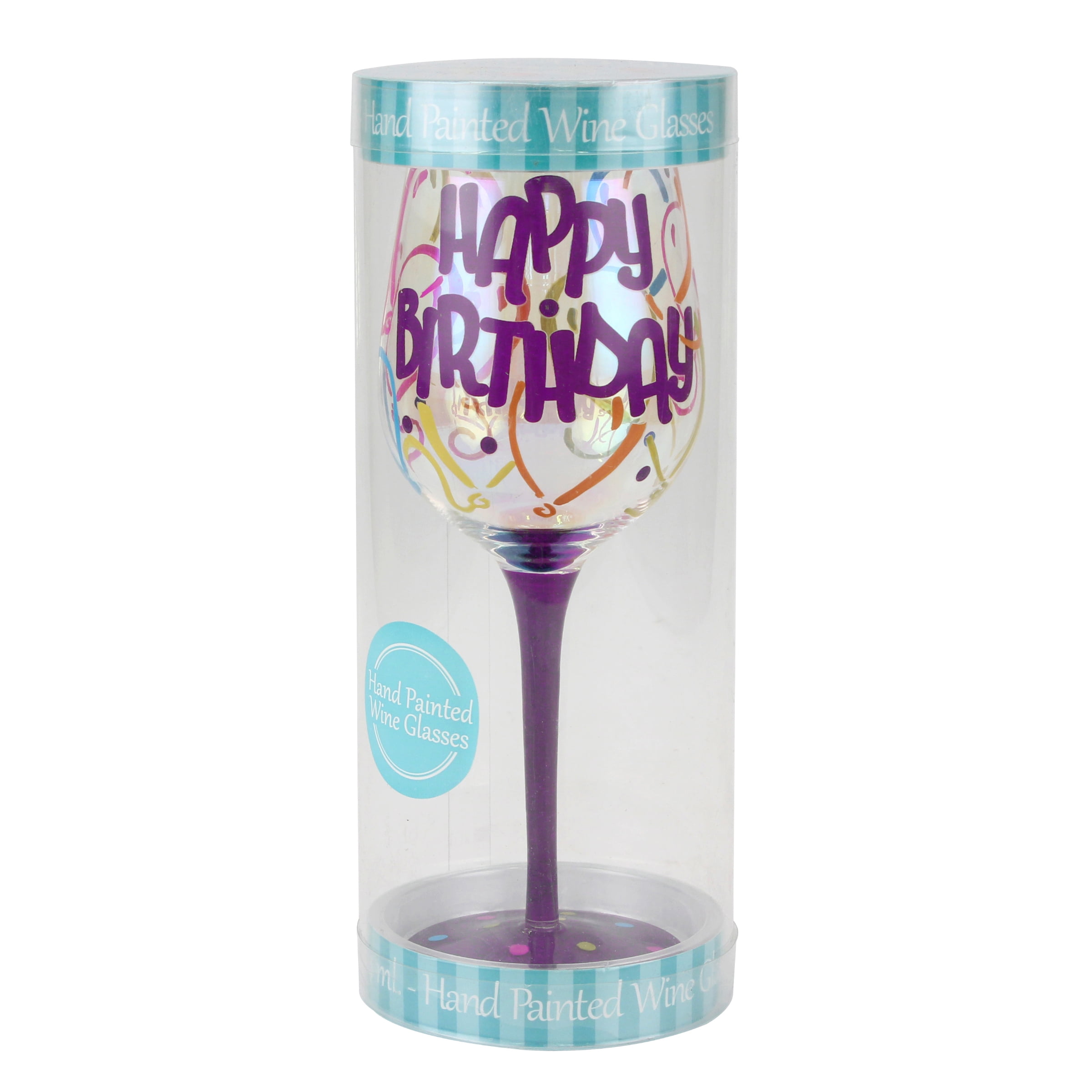 Raise A Glass Birthday Girl Oversized Wine Glass, Size: One Size