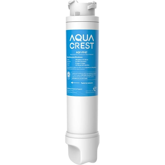 AQUACREST Refrigerator Water Filter Replacement for Frigidaire EPTWFU01 Pure Source Ultra II, FPBC2277RF, FPBG2277RF, FGHB2868TP, FFHD2250TD, FGSC2335TF, FGSC2335TD, LGHD2369TF (Package May Vary)