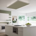thumbnail image 3 of Sage Green Magnetic Fluorescent Light Covers for Ceiling Lights 2 x 4 Feet, Brown Solid Color Simple Abstract Office Classroom Kitchen Drop Ceiling Light Covers Lighting Filters Shade Panel 3 Packs, 3 of 9
