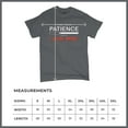 thumbnail image 5 of Tee Hunt Find Your Patience Before I Lose Mine Funny T-Shirt Sarcasm Men's Tee, Charcoal, 5X-Large, 5 of 5