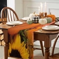 thumbnail image 3 of Thanksgiving Pumpkin Table Runner, Autumn Thanksgiving Kitchen Dining Table Decoration for Home Party Decor 13x108 Inches, 3 of 9