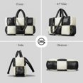 thumbnail image 2 of Kukuzhu Puffer Tote Bag, Large Puffy Bags for Women Light Winter Down Cotton Padded Quilted Tote Bag Shoulder Handbag Purse, 2 of 6
