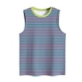 thumbnail image 4 of Women Striped Tank Tops Summer Sleeveless Crew Neck Tank Vest Casual Loose Basic T Shirts Blouse 2024 Fashion Clothes, 4 of 4