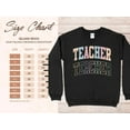thumbnail image 7 of Teacher Collegiate Font Back To School Sweatshirt, 7 of 7
