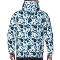 thumbnail image 3 of Bingfone Daisies Flowers Men's Drawstring Hoodie Long Sleeve Pocket Sweatshirts-4X-Large, 3 of 6