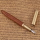 thumbnail image 1 of Pluma estilográfica de Madera, Pluma estilográfica de 0,7 mm de Altura Hecha de Madera con convertidor de Recarga de Tinta para papelería(Palisandro) Pluma estilográfica de Spptty Útiles escolares de oficina, 1 of 7