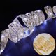 thumbnail image 1 of Uuiauoio Christmas Ribbon Light String 216.54 in with Gold Stamping Double Layer Design, LED Lights for Tree Decorations, Indoor Outdoor Holiday Party Wedding Decorative Pendants Festive Atmosphere, 1 of 4
