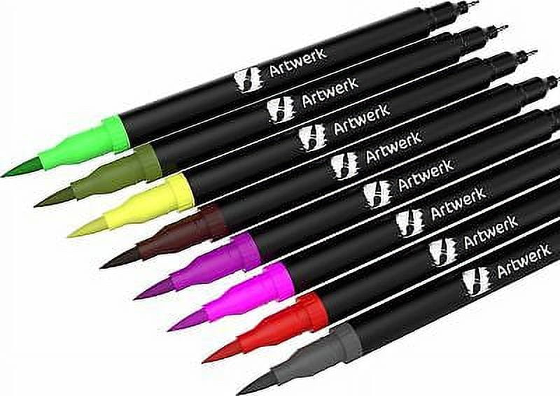 ArtSkills Premium Dual Tip Brush Marker Pen Set, 50 Colors – Openbax