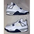thumbnail image 2 of Ni - ke Ni - ke Air Jordan 4 Retro Midnight Navy (DH6927-140) Men Size 9.5 New With Defects, 2 of 5