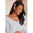 thumbnail image 3 of Tayshia by Scunci Gemstone Bobby Pins, Assorted Colors with Gold Base, 4 Count, 3 of 8
