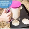 thumbnail image 2 of ACDANC 2026 New Pancake Dispenser,Ergonomic Pancake Batter Dispenser with Easy Pour Handle,Compact Cupcake Maker Machine for Effortless Cooking,Purple,Double, 2 of 7