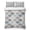 Blue, variant on Blue Grey Twin XL Size Quilt Set Lightweight Bedspread Coverlet Set, Morocco Geometric Plaid Quilted Bedding Cover with 2 Pillow Shams for All Season Layering 68"x98"