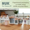 thumbnail image 3 of NUK for Nature Spill Resistant Hard Spout Sippy Cup, 9 oz, Durable, 3+ Months, Gray, 1 Piece, 3 of 11
