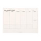 thumbnail image 1 of 2 Blocs De Calendario Mensuales De Papel, Colecciones De Planificadores Para Notas, Agenda Y Semana 2 piezas, 1 of 7
