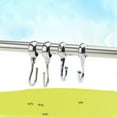 thumbnail image 4 of Movable Stainless Steel Pipe Hooks - 10 Pack For Wardrobes & Bathrooms!, 4 of 8