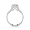 thumbnail image 3 of Circle Jewel 1.5 Ct Heart Cut Moissanite Engagement Ring for Women - Stunning 14K White Gold Plated Solitaire Ring - Proposal Ring for Her - Anniversary Gift - Beautiful Ring for Women, 3 of 3
