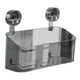 thumbnail image 5 of Estante flotante para baño, estante de almacenamiento para baño, soporte para estante de pared flotante, sin perforaciones, estante de almacenamiento gris negro perfecl Estante flotante para baño, 5 of 8