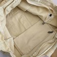 thumbnail image 3 of Bolso bandolera de lona para mujer, Bolso hobo de moda informal, Bolso de viaje holgado (blanco), 3 of 6