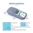 thumbnail image 6 of AP28 Portable Turbidimeter computer Scattered Light Turbidity Meter Intellint Colorimeter Measure  0-200 NTU 0.1 ,Portable, 6 of 6