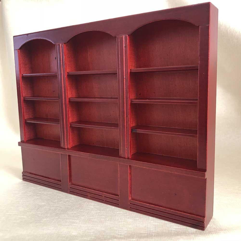 1/12 Dollhouse Miniature Furniture Display Cabinet Bookshelf Accessories 