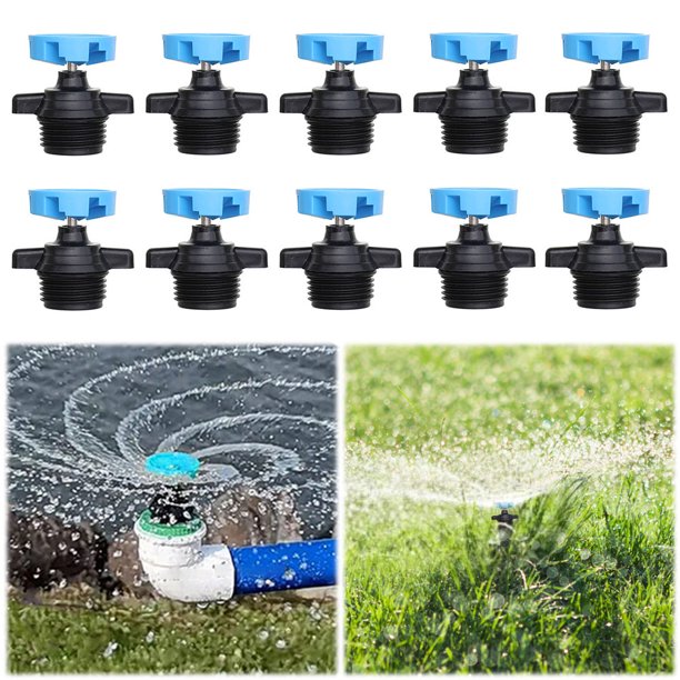 Riego Boquilla Giratoria Cabezales Rociado Giratorios Automáticos 10 Piezas 360 Grados 1/2 Pulgada para Jardín Flores Césped