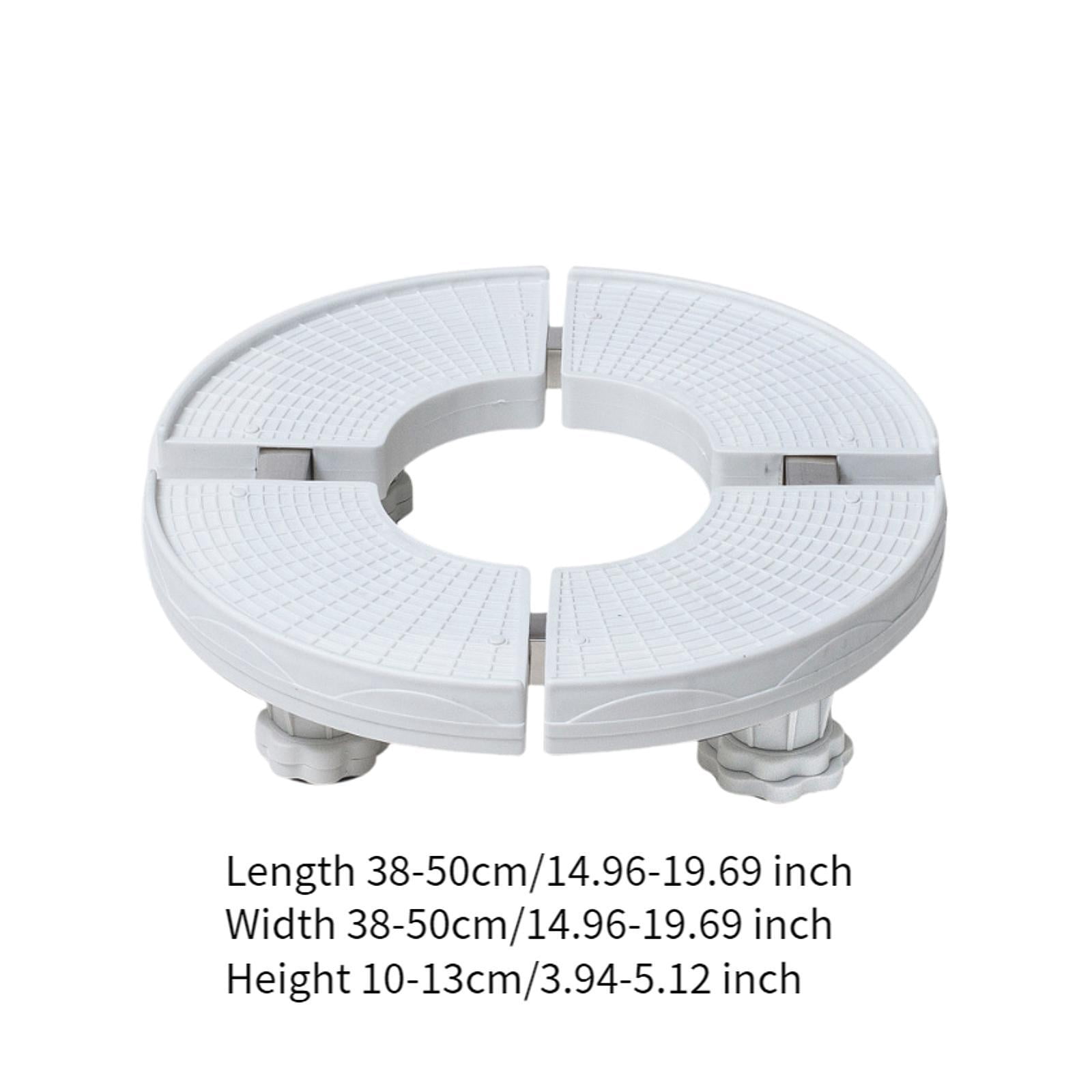 Fancyes Air Conditioner Base Laundry Dryers Holder Height 10-13cm Diameter 38 to 50cm Appliance Pedestal Support Pedestal Plant Stand