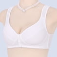 thumbnail image 3 of Fancifize Womens Wireless Front Closure Daisy Bra Push Up No Underwire Full Coverage Breathable Comfort Everyday Bralette, 3 of 5