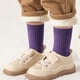 thumbnail image 5 of Calcetines blancos de algodón para bebés y niños, calcetines hasta el tobillo que no se ven, 5 of 5