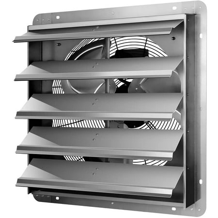 iPower 20 inch 2500 CFM Wall Mounted Exhaust Fan Variable Speed Vent Fan