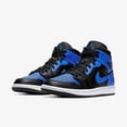 thumbnail image 3 of Men's Jordan 1 Mid "Royal" Black/Hyper Royal-White (554724 077) - 10.5, 3 of 8
