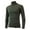 Army Green, variant on Krdevn Men's Warm High Collar Thermal Underwear Men Basic Plain T Shirt Blouse Pullover Long Sleeve Top,S