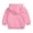 Hot Pink, variant on Lindreshi Toddler Girl Hoodie Zipper Front Spring Kids Hoodies Bear Ears Baby Boys Girls Hoody Children Pullover Outerwear