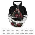 thumbnail image 7 of Adult Christmas Santa Claus Graphic Hoodie, 3D All Over Print Holiday Pullover Sweatshirt with Hood & Pocket, Funny Ugly Christmas Sweater Style, 7 of 7