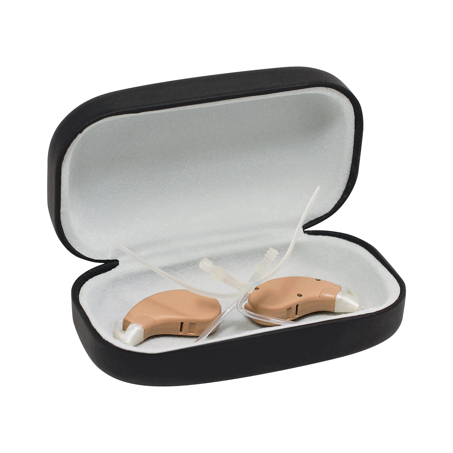 Lucid Hearing Enrich PRO - Behind the Ear Over The Counter (OTC) Hearing Aid - Beige Pair