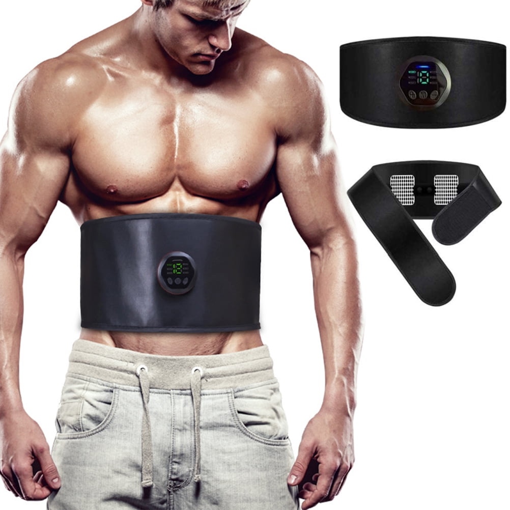 EMS Fitness Belt for Waist Support Body Sculpting, Electric