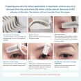 thumbnail image 4 of Pegatinas para tatuajes de cejas Bliss and Beyond USA, 2 hojas, 4 of 8