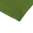 thumbnail image 4 of Jordan Manufacturing Sunbrella 44" x 22" Spectrum Cilantro Green Solid Rectangular Outdoor Chair Cushion with Ties and Hanger Loop, 4 of 12