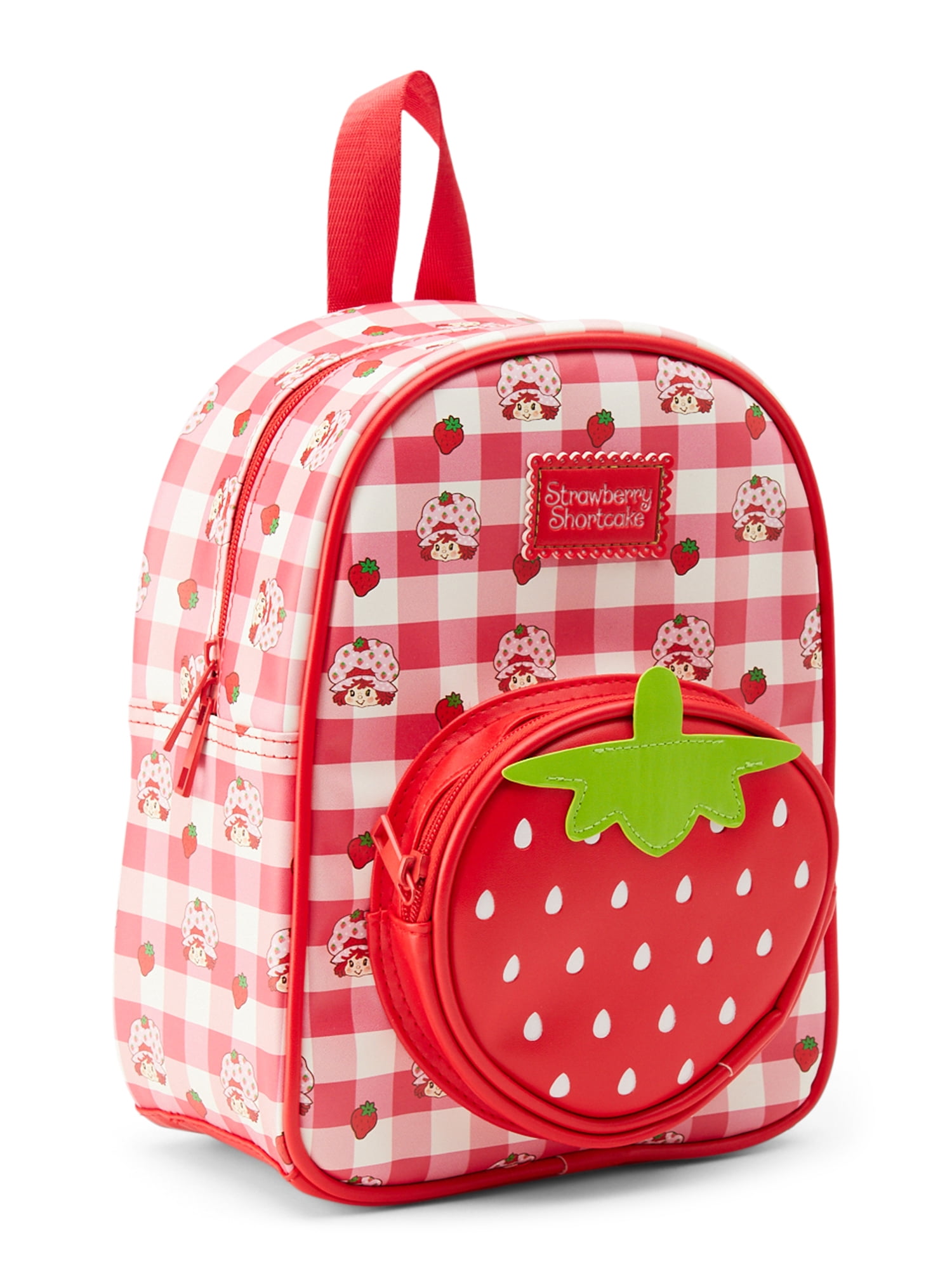 Strawberry Shortcake Women’s Berry Heads Everywhere Mini Backpack with 7” Laptop Sleeve