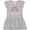AC-Heather Grey, variant on Inktastic Gigi and Papa Love Me Rainbow Girls Toddler Dress