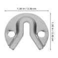 thumbnail image 2 of 8 Pcs Frame Hanging Kit Wire for KEYHOLE PICTURE HANGERS Hooks Silver, 2 of 8