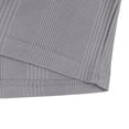 thumbnail image 6 of Namayuj Ribbed Knit Solid Polo Shirts for Men Short Sleeve Tops Slim Fit Casual Breathable Fabric Business Office Wear Gray XXL, 6 of 8