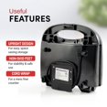 thumbnail image 2 of Maximatic EWM-2207X Elite Gourmet Non-Stick Belgian Waffle Maker, Black, 2 of 5