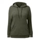 thumbnail image 3 of Sudadera con Capucha de Punto Acanalado para Mujer, Sudaderas Extragrandes con Bolsillo Tipo Canguro, Tops Casuales Holgados con Cordón Verde M, 3 of 7