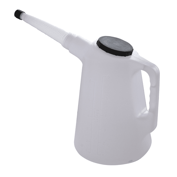 K-Tool 74656 6-Quart Plastic Measure Flex Spout w/ Dust Cap, 18-1/4" Spout