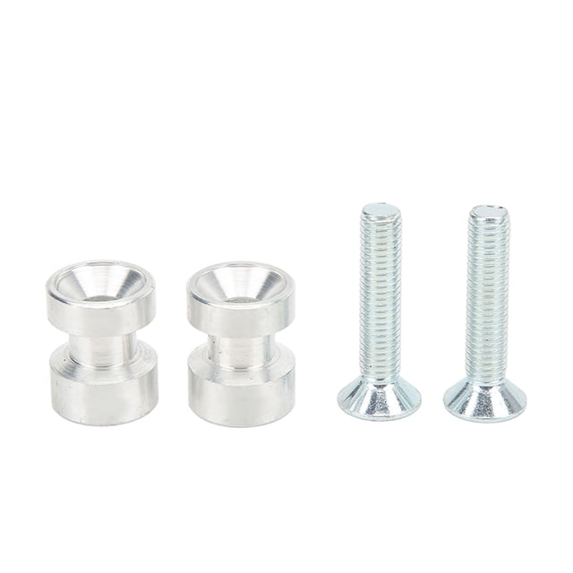 Bobinas de aluminio de grado marino para caballete de motocicleta, repuesto universal para Suzuki, color plateado