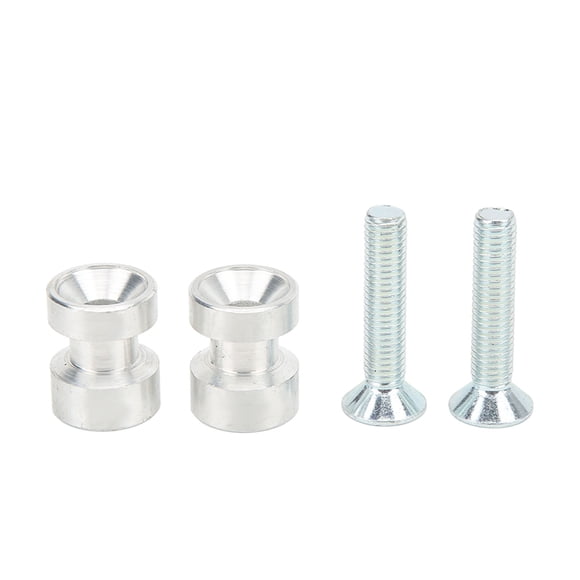 Swing Arm Paddock Stand Spools, Motorcycle Paddock Stand Bobbins 6082T6 Aluminium For Motorbike Silver